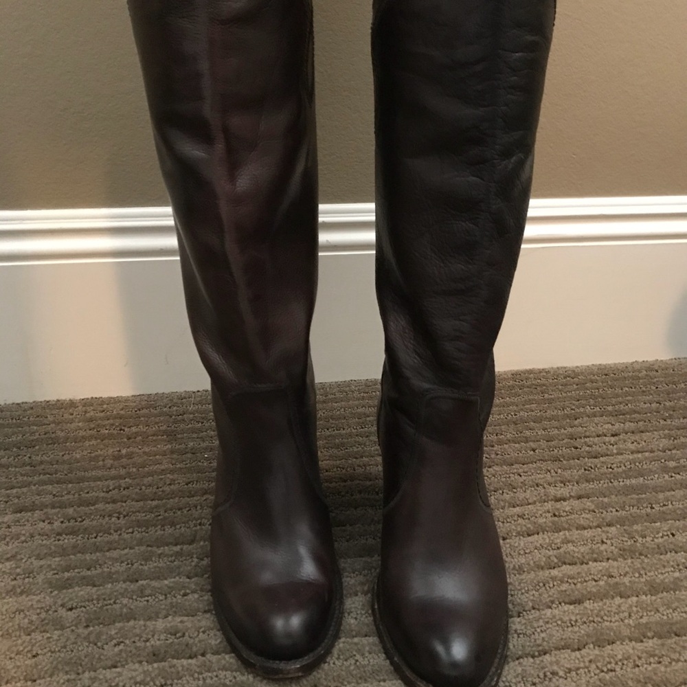 Frye Mustang Stitch Tall Boots